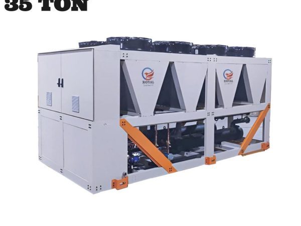 چیلر تراکمی هوا خنک 35 تن تبرید